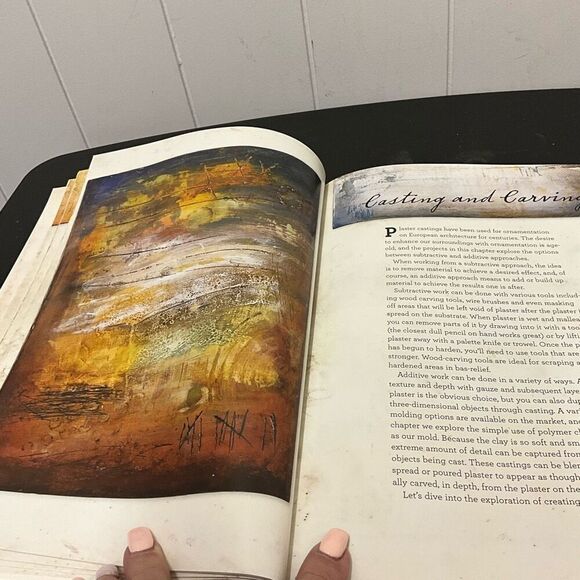 Plaster Studio Mixed Media Techniques Painting Casting and Sculpting Book - Picture 10 of 16